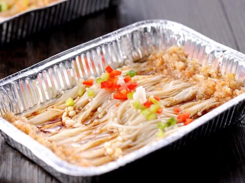 双牌锡纸烤金针菇